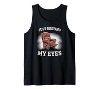 Papá Broma Hombres Divertidos Solo Descansando Mis Ojos Sillón Camiseta sin Mangas