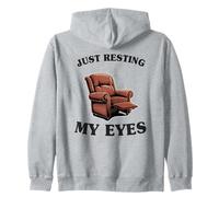 Papá Broma Hombres Divertidos Solo Descansando Mis Ojos Sillón Sudadera con Capucha