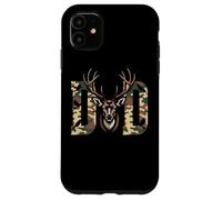 Papá Camo Deer Antlers Naturaleza Amante Carcasa para iPhone 11