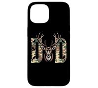 Papá Camo Deer Antlers Naturaleza Amante Carcasa para iPhone 15