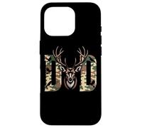 Papá Camo Deer Antlers Naturaleza Amante Carcasa para iPhone 16 Pro