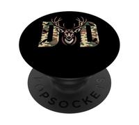 Papá Camo Deer Antlers Naturaleza Amante PopSockets PopGrip Adhesivo