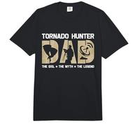 Papá, Cazador de Tornados, El ídolo, La tormenta Que persigue a Tornado Hunter Comfort Colors Adult Heavyweight T-Shirt
