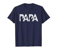 Papa Cazador Original Regalo Caza Navidad para Padres Camiseta, Hombre, Azul Marino, 5XL