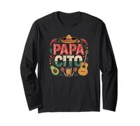 Papa Cito | Funny Cool Latino Dad Vibes Design Tees and More Manga Larga