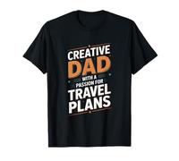 Papá Creativo con pasión por los Planes de Viaje Camiseta