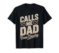Papá Cross Country Corredor Orgullo XC Camiseta