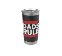 Papá - Dads Rule Vaso térmico de acero inoxidable de doble pared