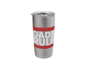 Papá - Dads Rule Vaso térmico de acero inoxidable de doble pared