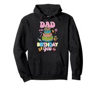 Papá De Cumpleaños Niña Pastel Cumpleaños Fiesta Familia A Juego Hombres Sudadera con Capucha