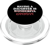 Papá De Hija Padre Hombres Tener Una Hija Es Caro PopSockets PopGrip para MagSafe