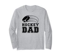 Papá de Hockey - Hockey Divertido Manga Larga