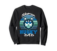 Papá de Husky Siberiano Amante de Perros Sudadera