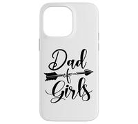Papá de Las niñas Día del Padre Nuevo Padre Papá de Las Hijas Carcasa para iPhone 14 Pro MAX