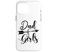 Papá de Las niñas Día del Padre Nuevo Padre Papá de Las Hijas Carcasa para iPhone 16 Pro MAX