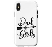 Papá de Las niñas Día del Padre Nuevo Padre Papá de Las Hijas Carcasa para iPhone X/XS