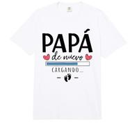 Papá De Nuevo 2027 Anuncio De Embarazo Papá por Segunda Vez Comfort Colors Adult Heavyweight T-Shirt