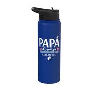 Papá De Nuevo 2027 Anuncio De Embarazo Papá Por Segunda Vez Stainless Steel Insulated Water Bottle