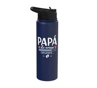 Papá De Nuevo 2027 Anuncio De Embarazo Papá Por Segunda Vez Stainless Steel Insulated Water Bottle