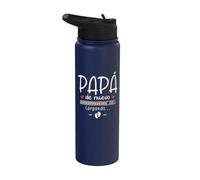 Papá De Nuevo 2027 Anuncio De Segundo Embarazo Para Papá Stainless Steel Insulated Water Bottle