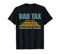 Papá Definición de impuestos Gracioso Día del Padre Papá Broma Padre Papi Camiseta