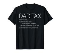 Papá Definición de impuestos Papá Broma Día del Padre Humor Divertido Padre Camiseta
