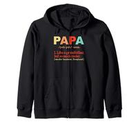 Papa Definition For Grandpa Funny Dad Fathers Day Sudadera con Capucha