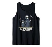 Papá del año: en Cada Vida después de la Muerte | Grim Reaper & Sohn Camiseta sin Mangas