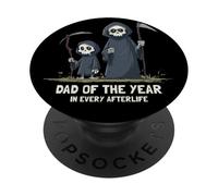 Papá del año: en Cada Vida después de la Muerte | Grim Reaper & Sohn PopSockets PopGrip Adhesivo
