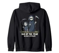 Papá del año: en Cada Vida después de la Muerte | Grim Reaper & Sohn Sudadera con Capucha