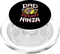 Papá del cumpleaños Ninja Karate Kids Bday Party Family PopSockets PopGrip para MagSafe