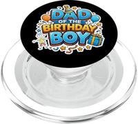 Papá del Cumpleaños Niño Divertido Hijo B-Day Padre Papa Daddy PopSockets PopGrip para MagSafe