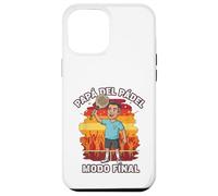 Papá del Pádel Modo Final Español Padel Papá Ilustración Carcasa para iPhone 12 Pro MAX