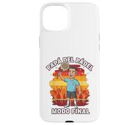 Papá del Pádel Modo Final Español Padel Papá Ilustración Carcasa para iPhone 15 Plus