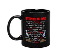 Papá Dio Un Paso Adelante Tazas De Regalo Cerámica Tazón Graciosa Tazas Té Regalos Novedosos Para Navidad Amigos Familiares 330Ml