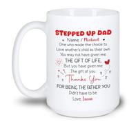 Papá Dio Un Paso Adelante Tazas De Regalo Graciosa Tazón De Café Novedad Tazas Té Regalos Divertidos Para Oficina Colegas Familiares 330ml