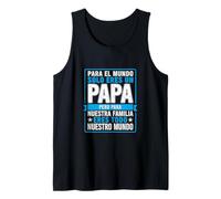 Papá Divertido Diciendo para el Mundo Que Solo tú Eres Nuestra Familia Camiseta sin Mangas