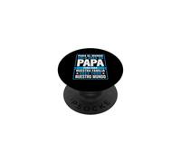 Papá Divertido Diciendo para el Mundo Que Solo tú Eres Nuestra Familia PopSockets PopGrip Adhesivo