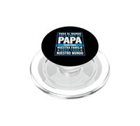 Papá Divertido Diciendo para el Mundo Que Solo tú Eres Nuestra Familia PopSockets PopGrip para MagSafe