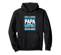 Papá Divertido Diciendo para el Mundo Que Solo tú Eres Nuestra Familia Sudadera con Capucha
