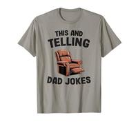 Papá Divertido Hace Humor para Hombres y Cuenta Chistes de papá Camiseta