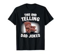 Papá Divertido Hace Humor para Hombres y Cuenta Chistes de papá Camiseta