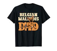 Papá Dueño Pastor Belga Día Del Padre Pastor Belga Malinois Camiseta