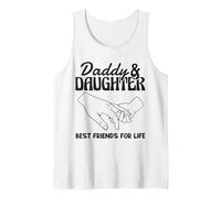 Papá E Hija Mejores Amigos para La Vida Día del Padre Camiseta sin Mangas