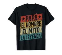 Papá El Hombre El Mito La Leyenda Retro Chistes De Papá Camiseta