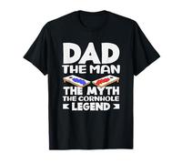 Papá El Hombre Mito Cornhole Leyenda Amante Camiseta