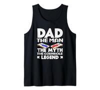 Papá El Hombre Mito Cornhole Leyenda Amante Camiseta sin Mangas