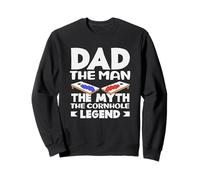 Papá El Hombre Mito Cornhole Leyenda Amante Sudadera