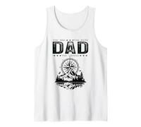 Papá El Hombre Mito Leyenda Montaña Brújula Fresco Día del Padre Camiseta sin Mangas