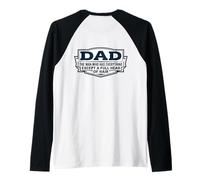 Papá El Hombre Que Tiene Todo Excepto Una Cabeza Llena De Cabello Camiseta Manga Raglan